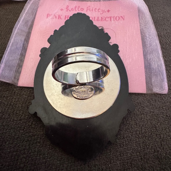 Tarina Tarantino Black and Pink Hello Kitty Ring - Picture 3 of 7
